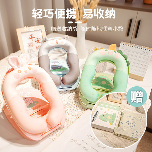 教室午睡枕趴睡枕办公室折叠午休神器小学生桌上睡觉儿童午觉枕头