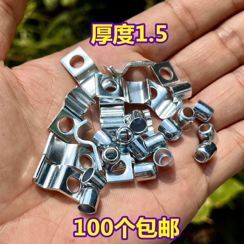 厚度15油管管夹pc1104油管固定夹加L厚管卡管夹油管弹簧帽护套