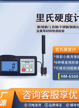 HM-6560高精度里氏硬度计便携式材料硬度测试仪金属模具铸锻硬度
