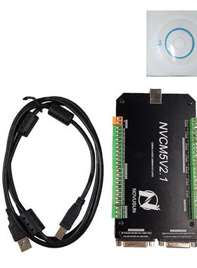 新款USBMACH3接口板3轴4轴五轴6轴控制 mach3控制卡支持手脉