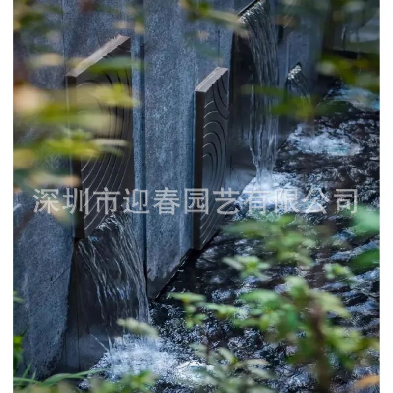 小型水景喷泉独特水景设计水幕墙水景墙专业室内大型园林景观公司
