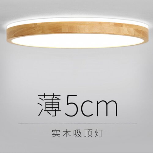 日式北欧简约圆形LED吸顶灯