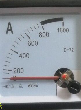交流电流表--0072/指针D过  D16S5A7272-08 Q0载