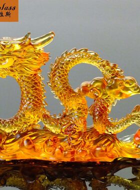 琉璃玄关装饰品客厅餐厅家居酒柜摆件现代简约摆件班德拉斯工艺品