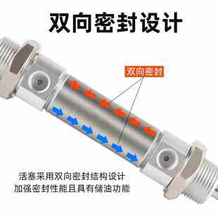 MICJ 50SGH可调气缸 MIJ10X12X16X20X25X32X40X25X50X75