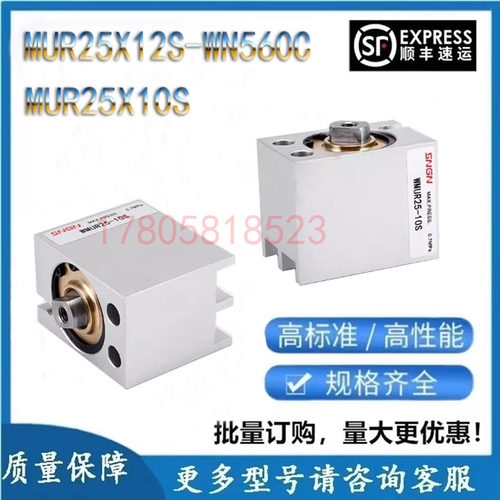 非标定做气缸MUR25X12S-WN560C 小型自由安装非标气缸 MUR25X10S