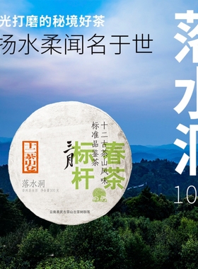 【三月系列】福元昌茶厂2024年落水洞春茶普洱茶生茶100g