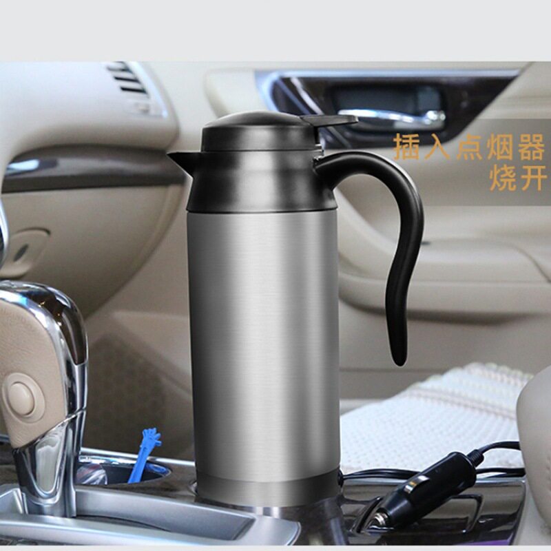 车载电热壶12/24V不锈钢100度