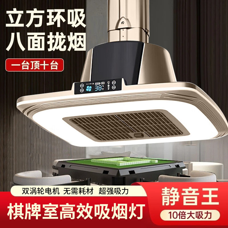 棋牌室外排式空气净化吸烟灯