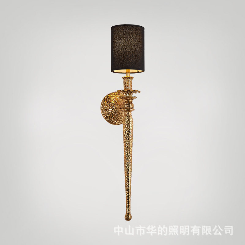 欧式中古法式全铜脱蜡壁灯