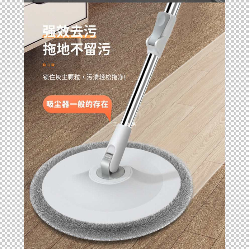 污水分离拖把净污分离甩干拖把免手洗家用拖把干湿两用旋转拖布桶