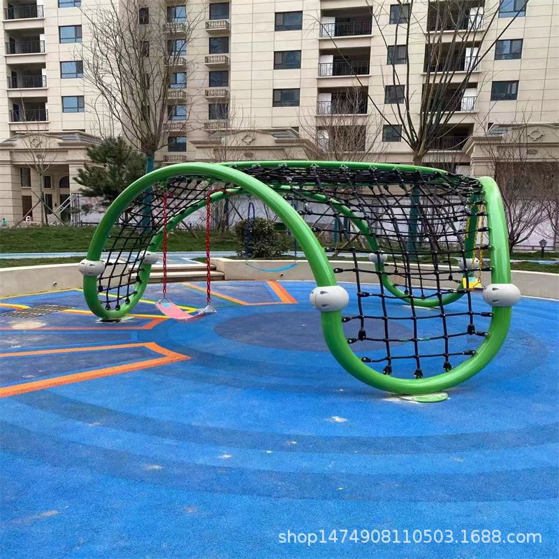 直供大型户外爬网幼儿园公园钻笼钻网儿童体能攀爬网海缆绳边网