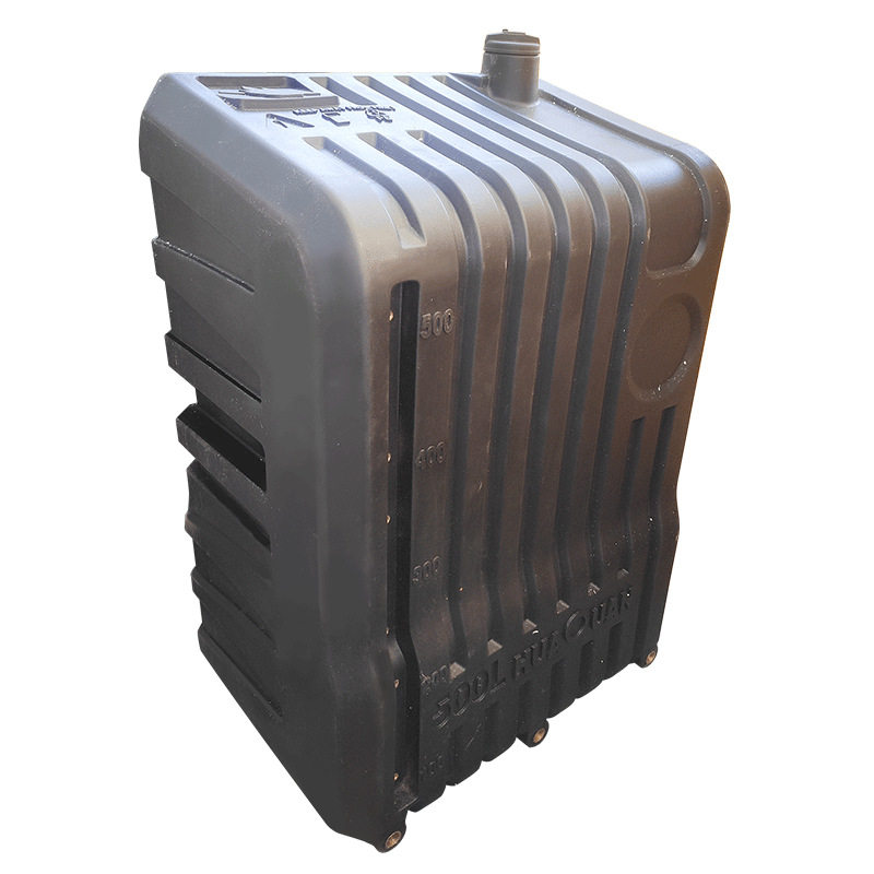 华全可视分体式500升柴油发电机组配件大容量树脂油箱油桶500L