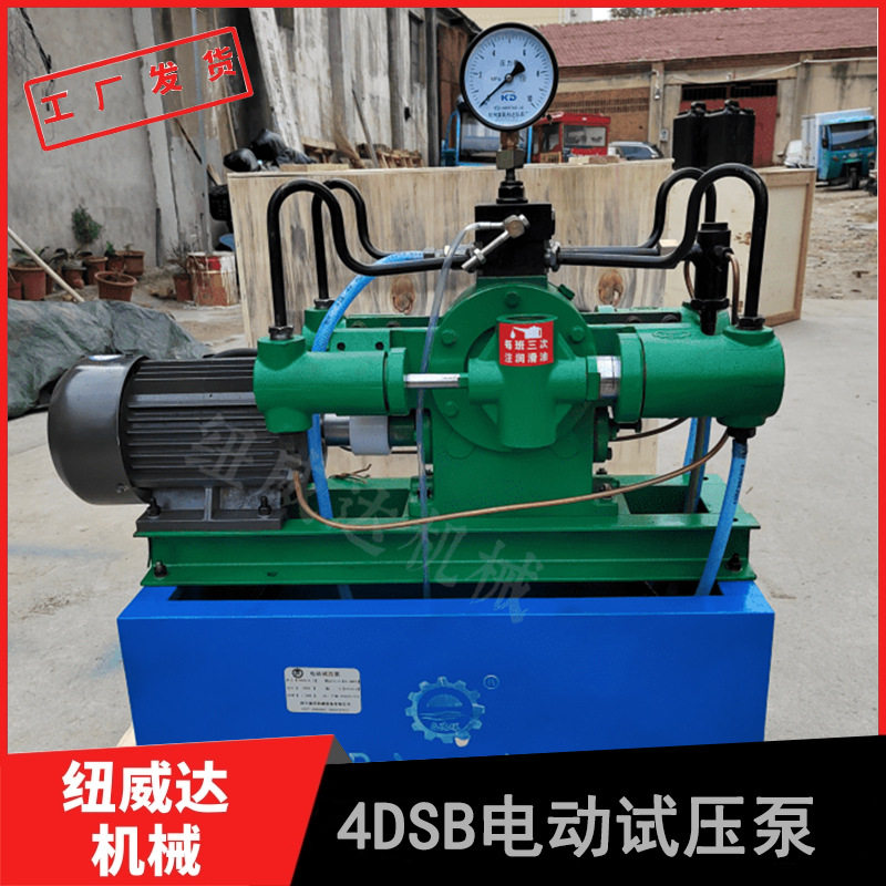 电动打压机4DSB-40压力自控阀试压泵 纽威达管道检漏仪