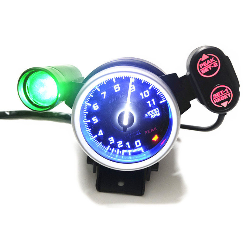 汽车改装3.75寸仪表90MM108彩转速表赛车改装车用仪表大转速表