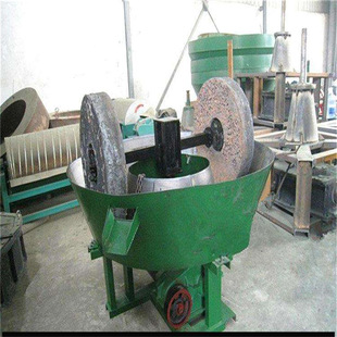 冶金矿砂金矿双轮碾金机 铅锌矿研磨轮碾机  三辊钼矿磨粉设备