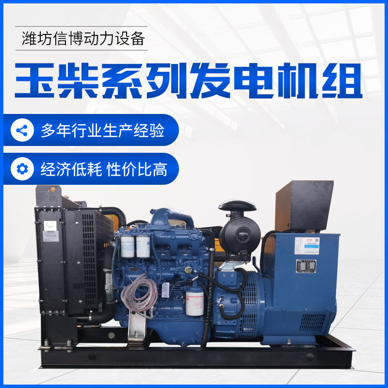 订置广西玉柴50kw柴油发电机组全铜电机医院酒店应急用发电机