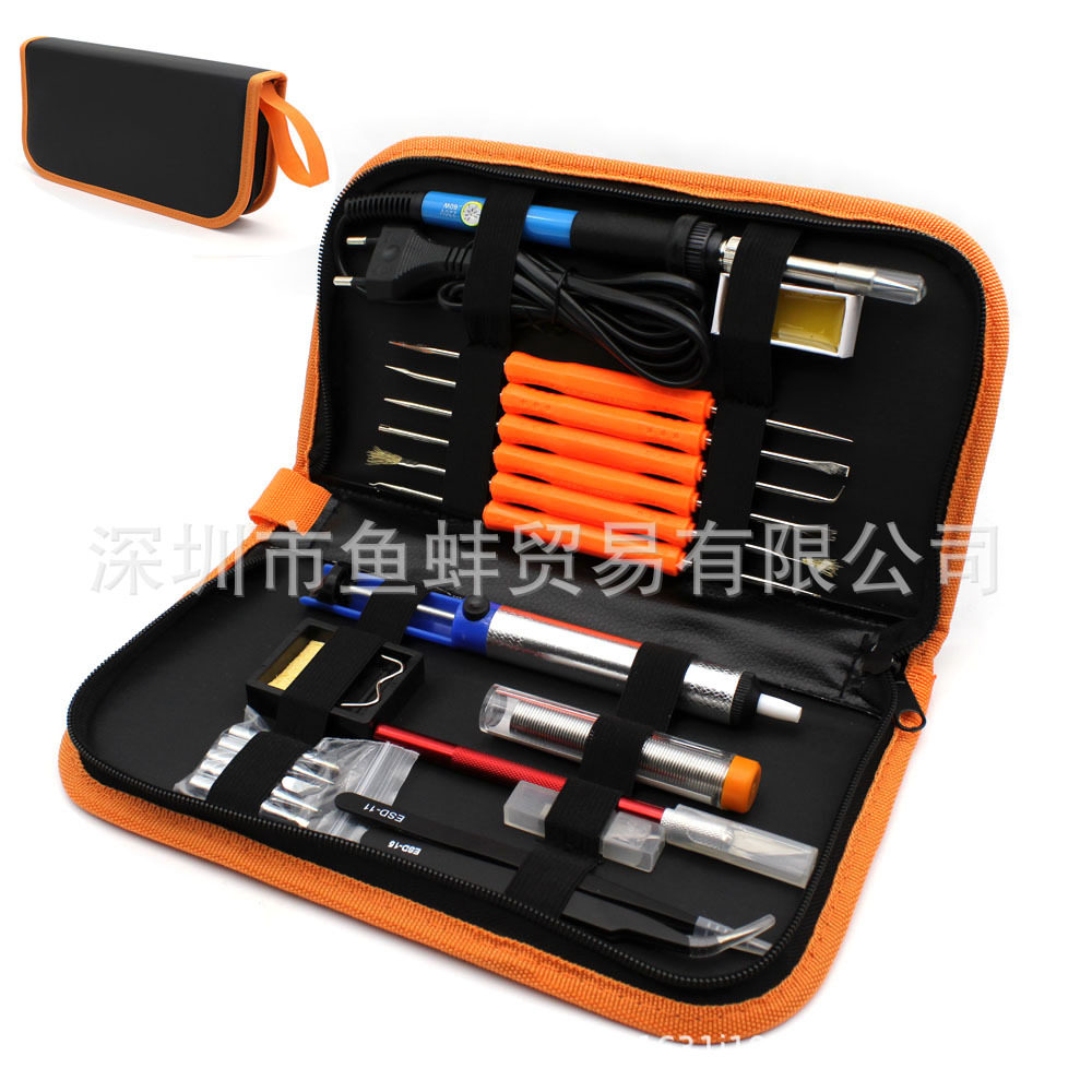 110v220v60w电烙铁套装美规英规欧规焊铁工具包内热可调温