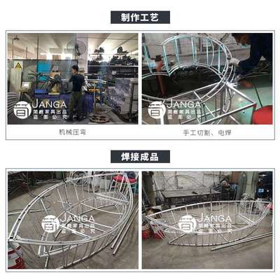北欧户外休闲 创意带遮阳棚帆船沙发度假村酒店民宿室外 藤编家具