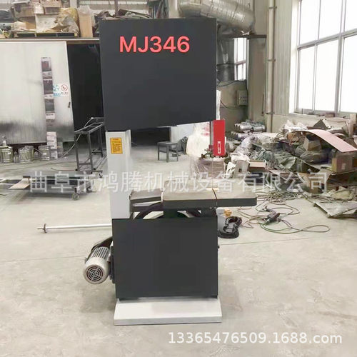 鸿腾 陶瓷切割346滑轨推台带锯机配合金锯条岩棉修边带锯机