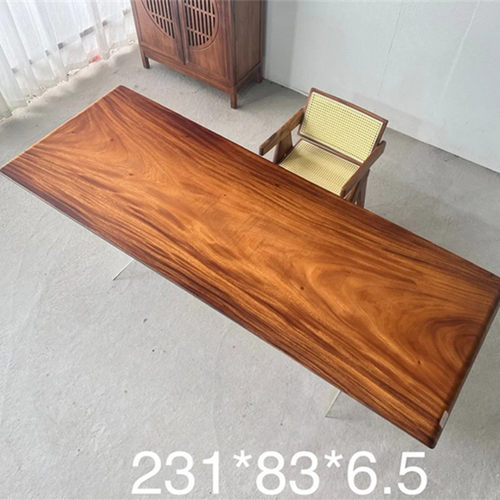 精品南美胡桃木大板 全方 231*83*6.5方圆边 导边