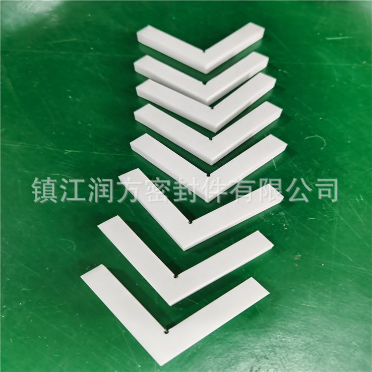 氟塑料F4四氟7字形鱼骨形垫片垫圈密封件CNC小型件