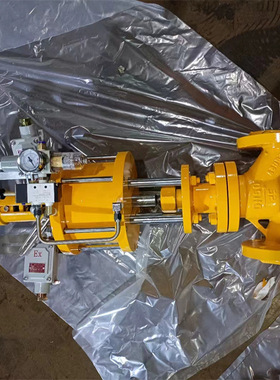 J641H-100C DN40酒泉市 气动截止阀 不锈钢法兰截止阀