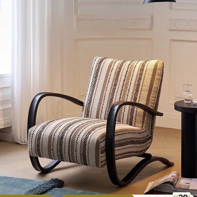 新款法式复古休闲椅中古风客厅实木摇椅阳台午睡懒人椅久坐舒服看,电子元器件市场,电线扎带/束线带,淘宝优惠券,粉丝福利购,淘宝优惠卷