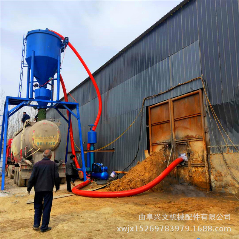 移动式气力输送机合肥废旧粮库清灰装车输送机脉冲除尘气力吸灰机