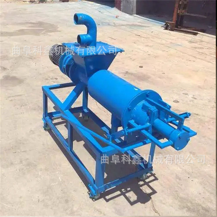 牛粪猪粪脱水机 螺旋挤压干湿分离机 小型家用处理粪便挤干机科鑫