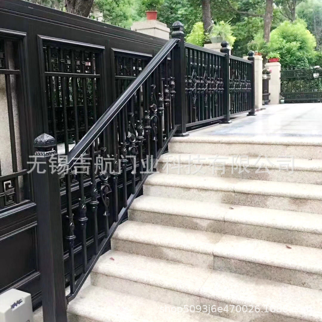 欧式楼梯扶手阳台铝艺围栏走道旋转式立柱楼梯护栏扶手厂家直销