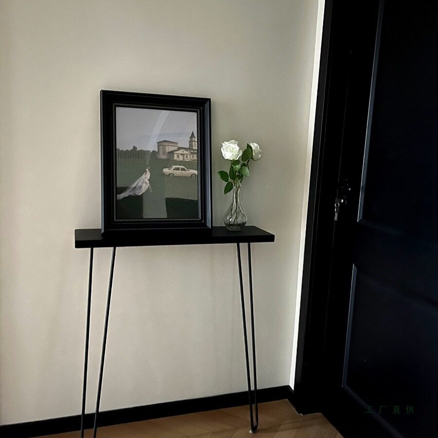 北欧实木进门极窄玄关台玄关桌靠墙进门条几案几入户超窄走廊桌子