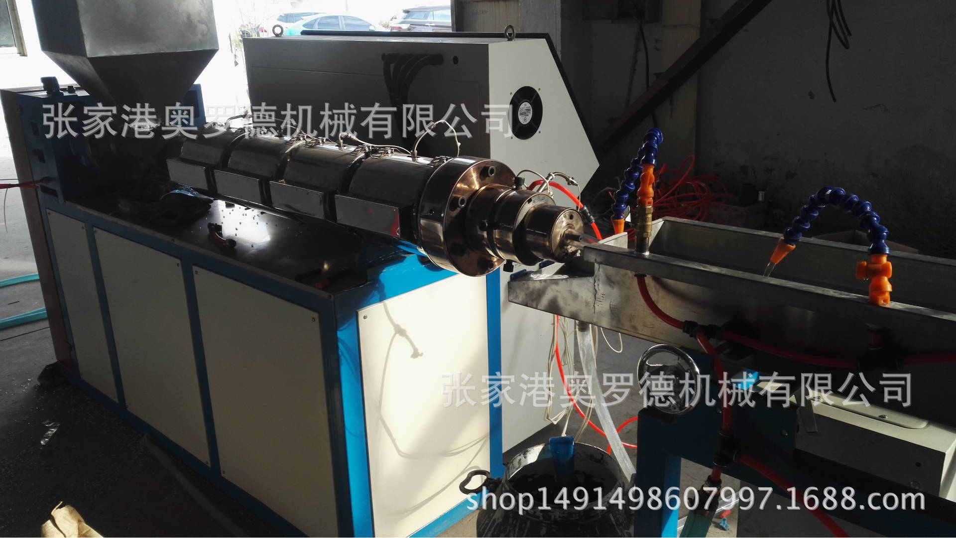 塑料编织软管挤出生产线、PVC编织管生产线,塑料水管生产设备