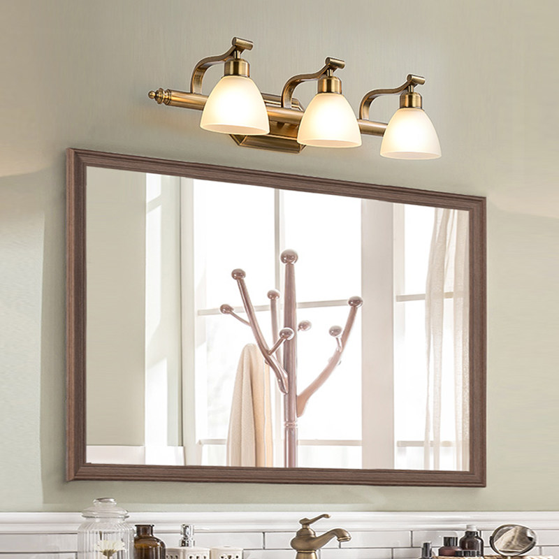 美式镜前灯卫生间欧式浴室镜柜灯梳妆台灯洗手间镜灯LED壁灯