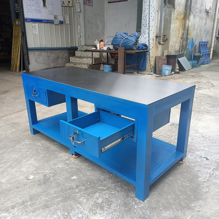 车间模具工作台重型钳工装配水磨钢板桌量大优惠
