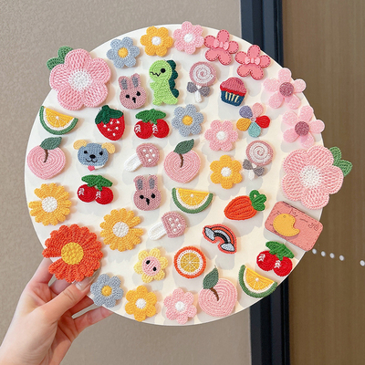 儿童可爱魔术贴头发贴婴儿不伤发胎毛发夹女童刘海贴碎发整理神器