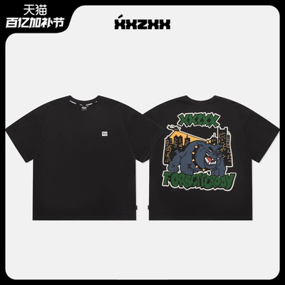 短袖T恤男女同款印花童装亲子装