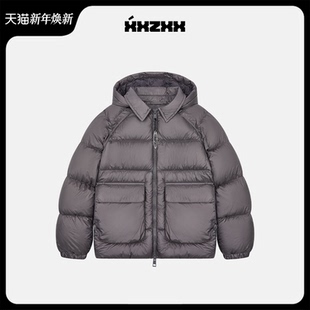 新款 冬季 5701 亲子装 XXZXX羽绒服宽松保暖外套夹克男女潮牌童装