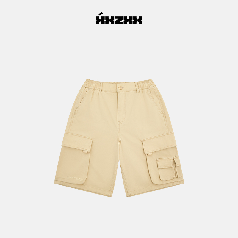XXZXX潮牌多口袋工装短裤男女款