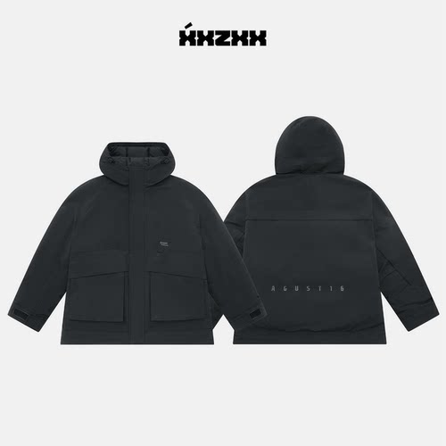 XXZXX三防连帽羽绒服男女潮牌