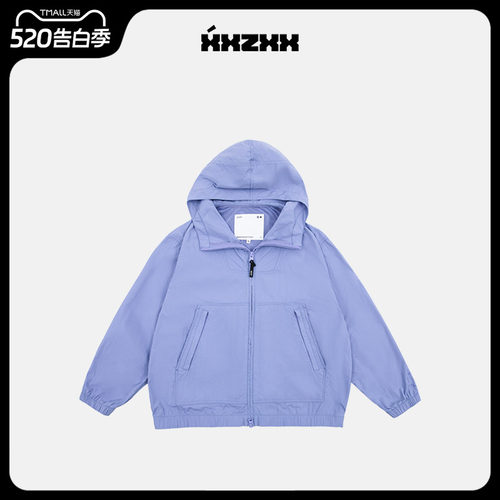 XXZXX潮牌防风防晒开衫外套男女