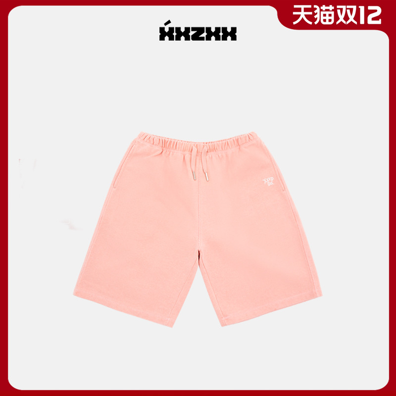 XXZXX潮牌针织运动短裤男女同款