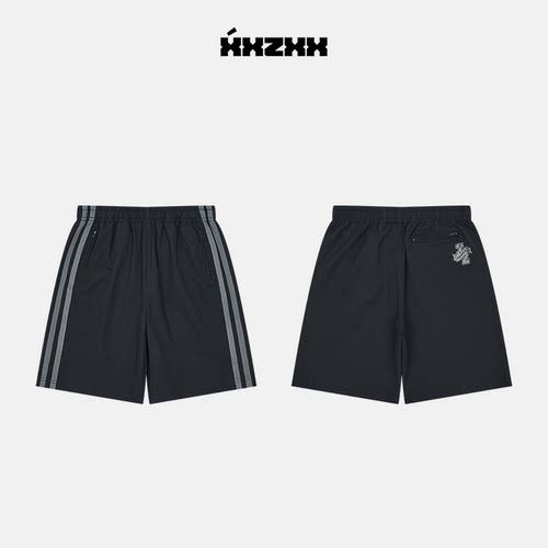 XXZXX潮牌透气休闲短裤男女同款
