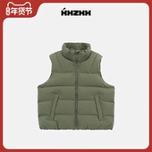 XXZXX无帽立领羽绒马甲背心外套男女潮牌童装 509 新款 亲子装 冬季