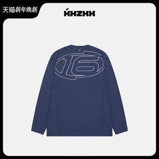 新款 XXZXX高密立体刺绣圆领长袖 秋季 亲子装 2101 T恤男女潮牌童装