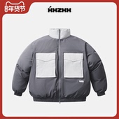 XXZXX立领羽绒服白鸭绒外套袄男女潮牌童装 5703 新款 亲子装 冬季