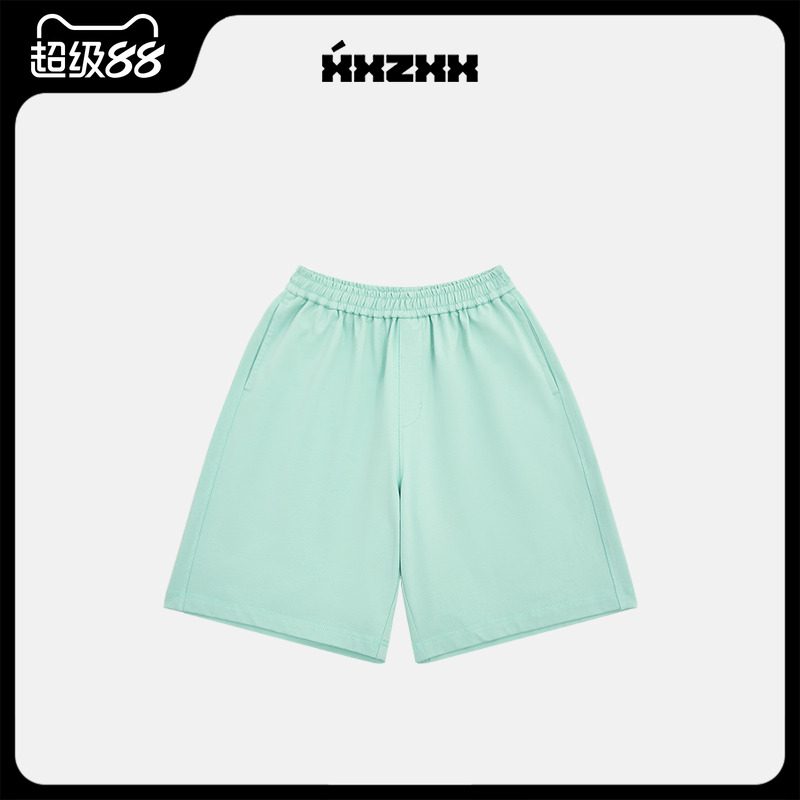 XXZXX潮牌印花运动短裤男女同款