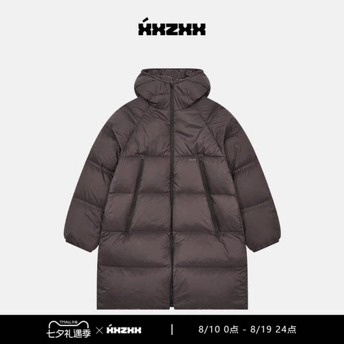 XXZXX潮牌羽绒服中长款宽松保暖