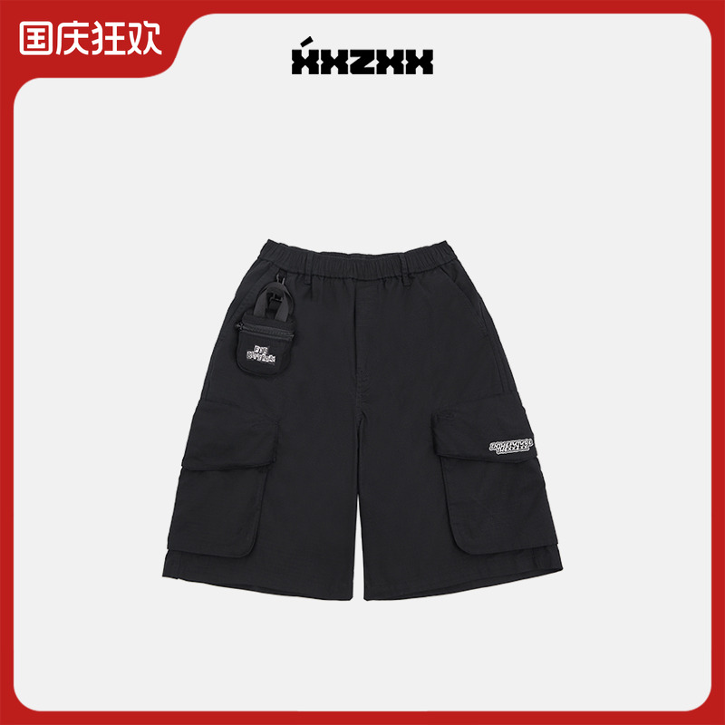 XXZXX潮牌美式工装短裤男女同款
