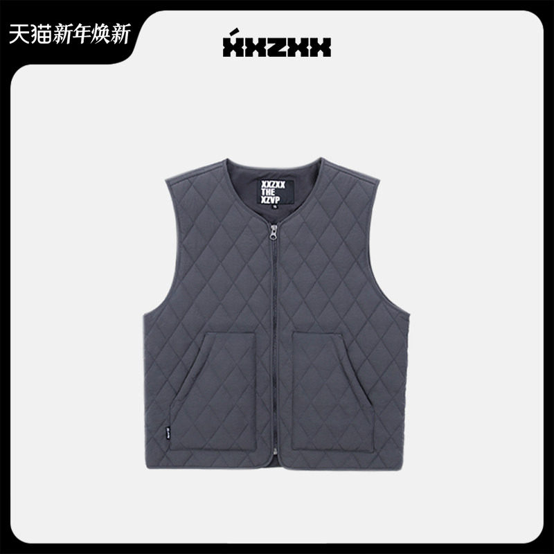 XXZXX潮牌复古阿美咔叽马甲背心